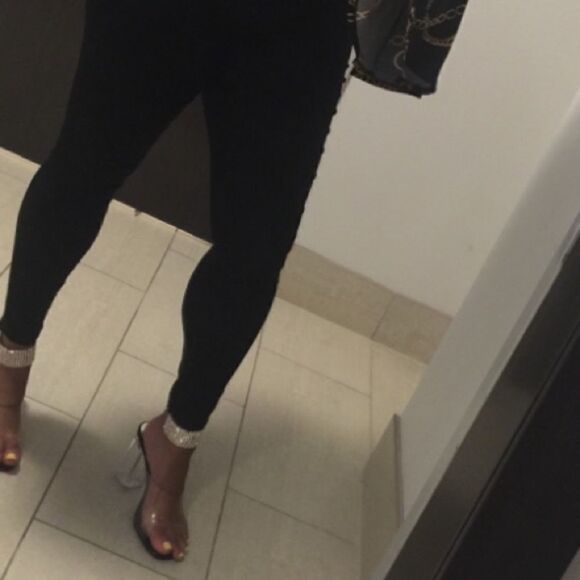 Two Pairs of Clear Acrylic Heels - Picture 11 of 12